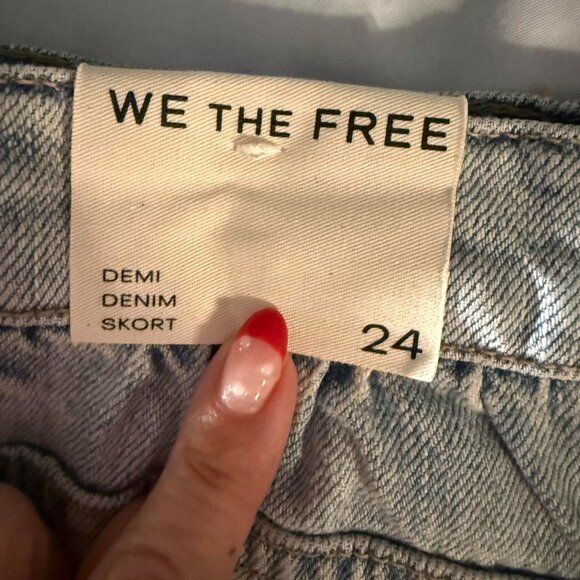 We The Free Demi Denim Skort - Picture 6 of 7